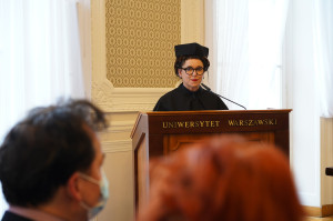 Zdjęcie Olga Tokarczuk otrzymała tytuł doktora honoris causa paryskiej Sorbony