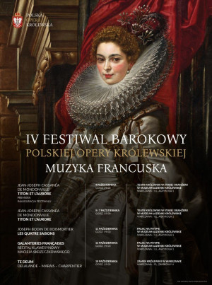 Zdjęcie Warszawa. 4. Festiwal Barokowy Polskiej Opery Królewskiej Muzyka Francuska 4 – 18 października 2025