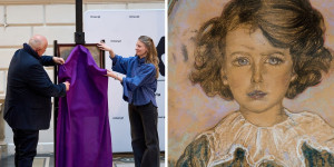 Zdjęcie Wrocław. Bożena Steinborn przekazała Muzeum Narodowemu swój portret namalowany przez Witkacego