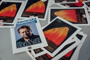 Zdjęcie Warszawa. Jan Holoubek z Nagrodą Treugutta