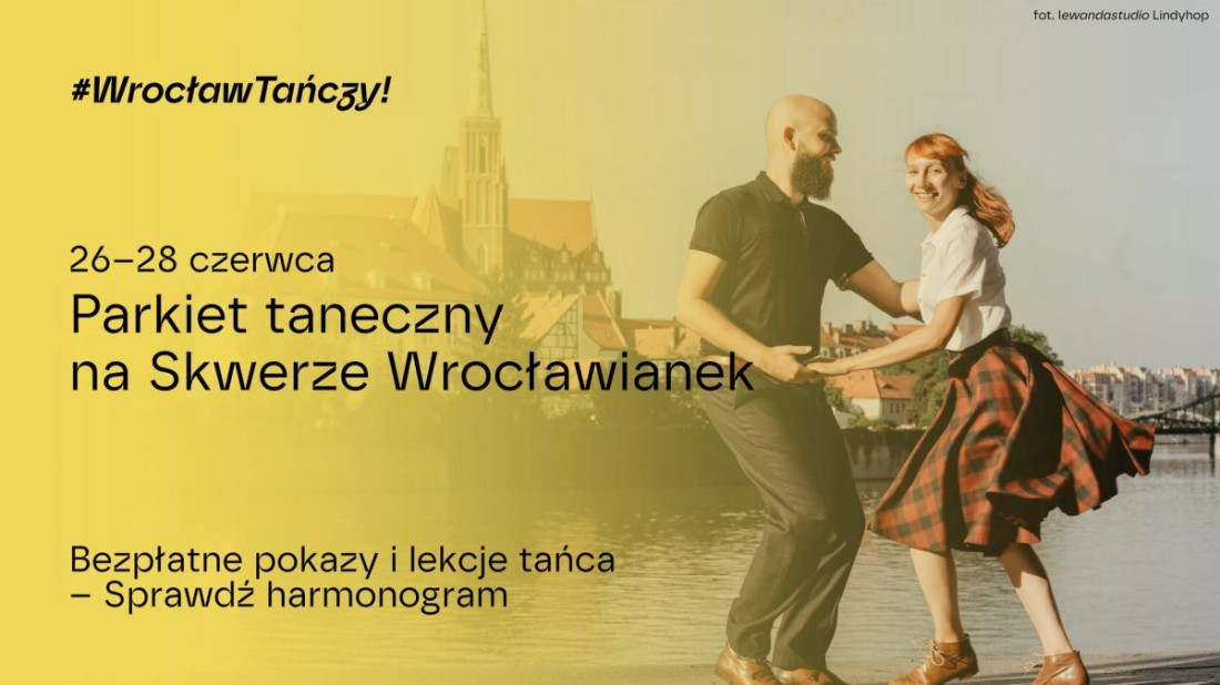 Zdjęcie Wrocław. W centrum miasta stanie parkiet taneczny dostępny dla wszystkich. To zapowiedź Polskiej Platformy Tańca