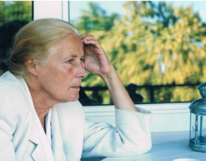 Zdjęcie Agnieszka Osiecka i jej złota sofa w Atelier. André Hübner-Ochodlo wspomina poetkę