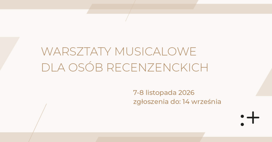 Zdjęcie Warszawa. Warsztaty musicalowe dla osób recenzenckich