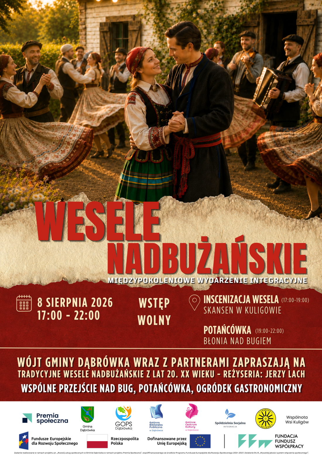Zdjęcie Mazowieckie „Wesele Nadbużańskie” – wspólne święto tradycji, teatru  i lokalnej społeczności