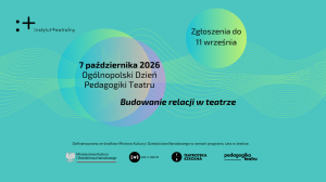 Zdjęcie Warszawa. Ogólnopolski Dzień Pedagogiki Teatru 2026