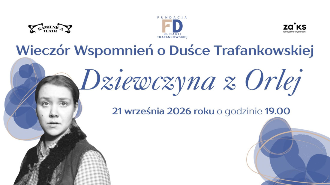 Zdjęcie Warszawa. „Dziewczyna z Orlej” – wieczór wspomnień o Darii Trafankowskiej