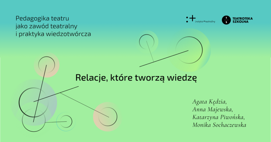 Zdjęcie Warszawa. Premiera raportu „Relacje, które tworzą wiedzę. Pedagogika teatru jako zawód i praktyka wiedzotwórcza”
